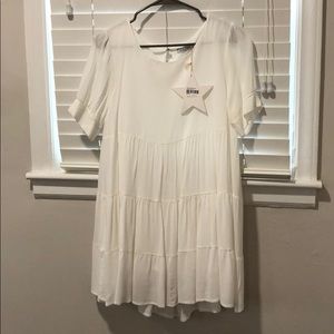 Hazel White Mini Dress